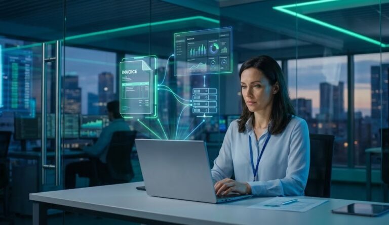 Developer connecting financial systems to explain why use api for data integration