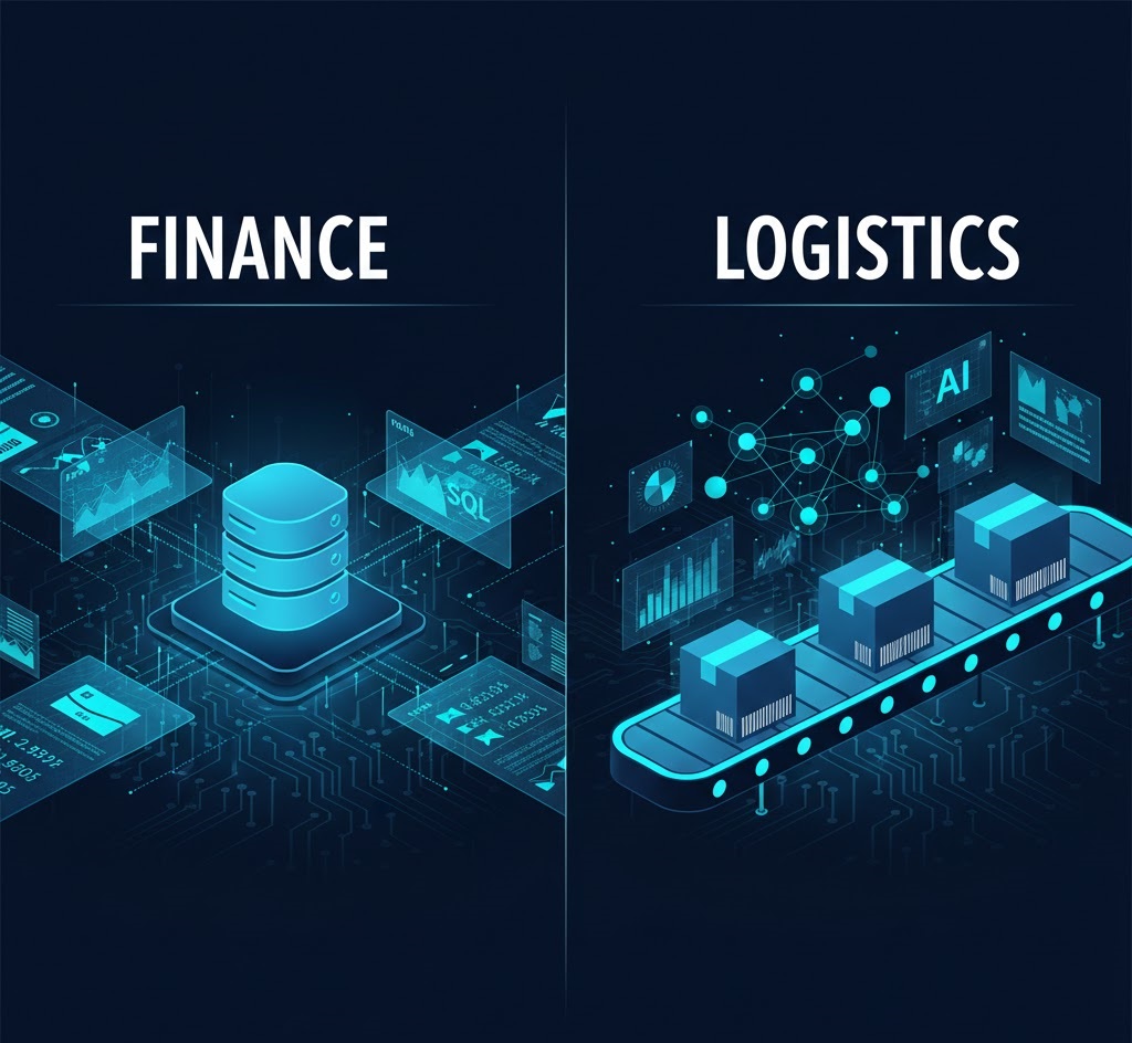 Real-world examples of business data analytics explained in finance and supply chain logistics